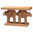 Modern European furniture - Rattan Elephant Console Table - www.oroa.com