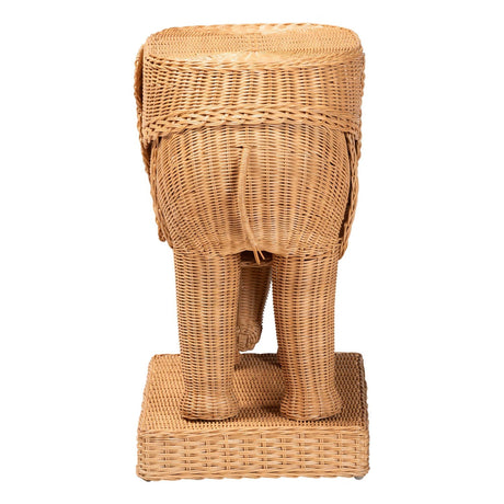 Modern European furniture - Rattan Elephant End Table - www.oroa.com
