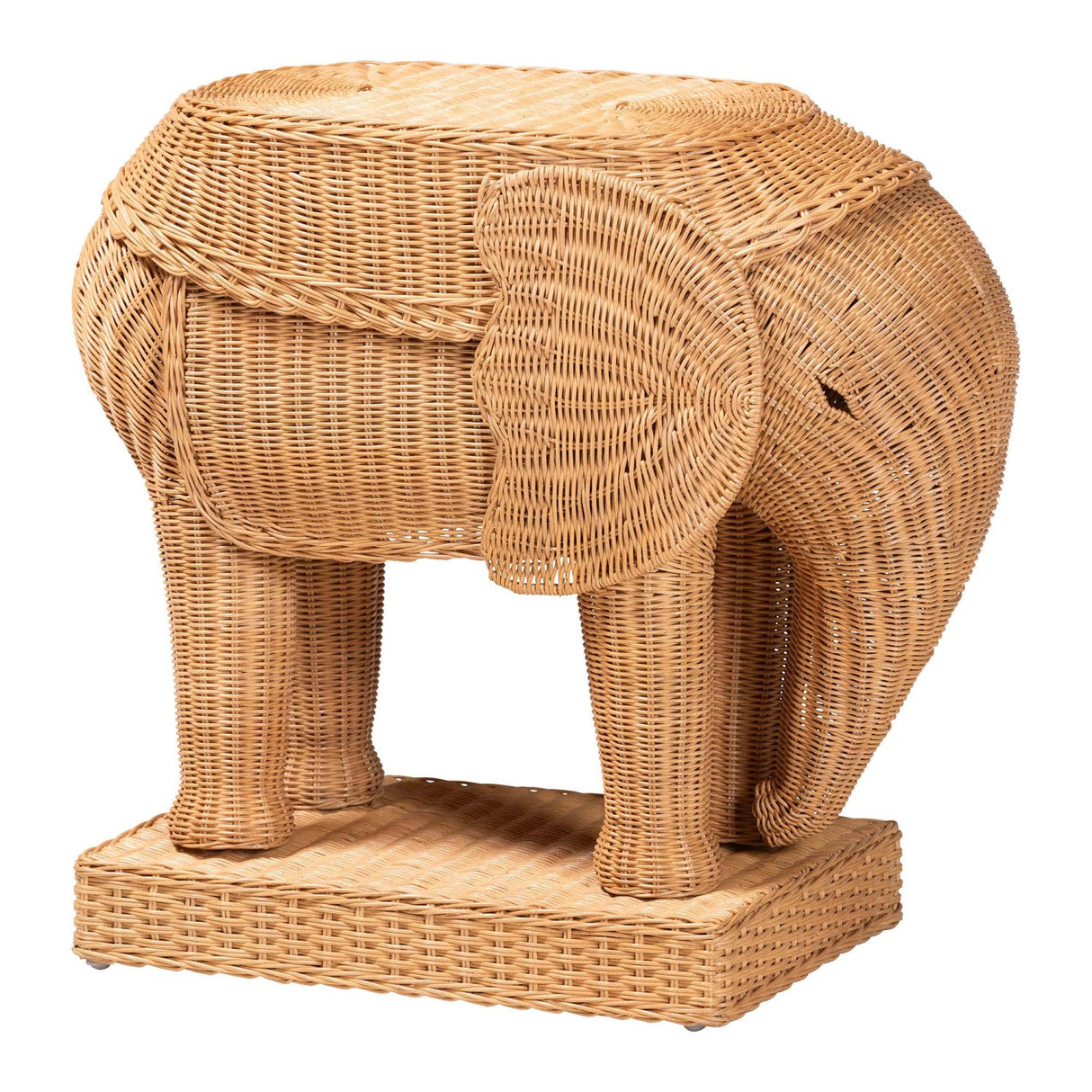 Modern European furniture - Rattan Elephant End Table - www.oroa.com