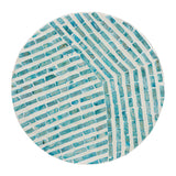 Modern European furniture - Blue Mother Of Pearl End Table - www.oroa.com