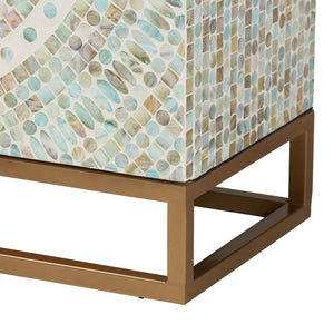   Modern European furniture - Multicolored Mother Of Pearl Cabinet - www.oroa.com | Oroa.com