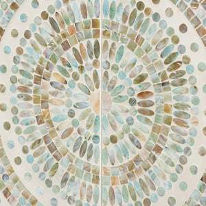   Modern European furniture - Multicolored Mother Of Pearl Cabinet - www.oroa.com | Oroa.com
