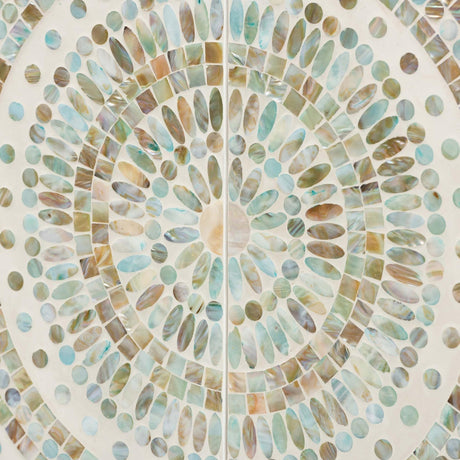 Modern European furniture - Multicolored Mother Of Pearl Cabinet - www.oroa.com