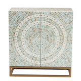 Modern European furniture - Multicolored Mother Of Pearl Cabinet - www.oroa.com