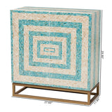 Modern European furniture - Two Toned Mother Of Pearl Cabinet - www.oroa.com