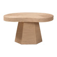 Modern European furniture - Organic Shaped Jute Coffee Table - www.oroa.com