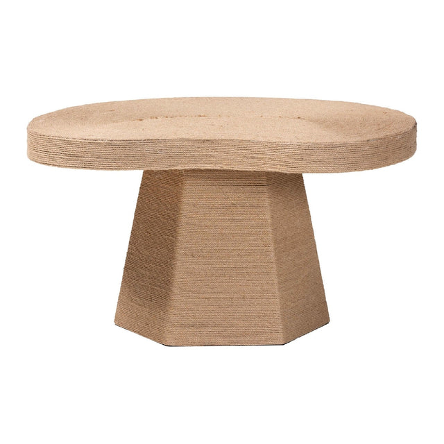 Organic Shaped Jute Coffee Table | Bali Loom Lenka | Oroa.com