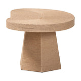 Modern European furniture - Organic Shaped Jute Coffee Table - www.oroa.com