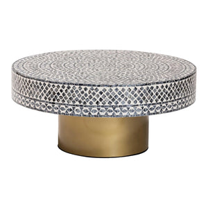   Modern European furniture - Mosaic Capiz Shell Coffee Table - www.oroa.com | Oroa.com