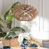 Modern European furniture - Jute Spiral Pendant Lamp - www.oroa.com