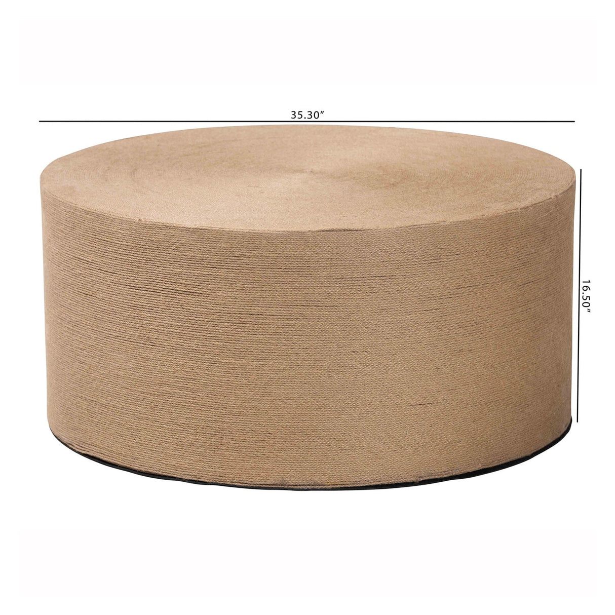 Modern European furniture - Woven Jute Boho Coffee Table - www.oroa.com