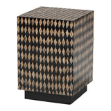 Modern European furniture - Diamond Pattern Bamboo End Table - www.oroa.com