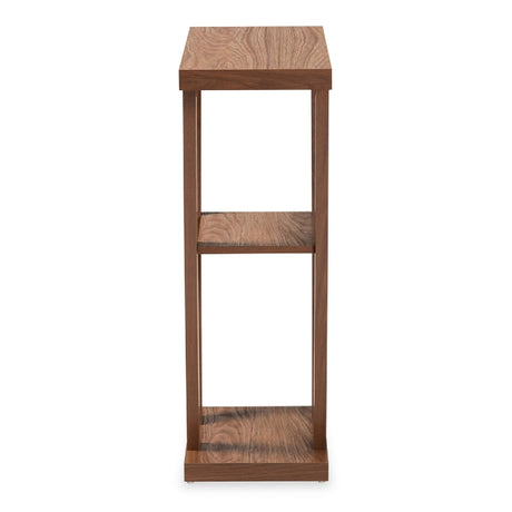 Modern European furniture - Walnut Angular Console Table - www.oroa.com