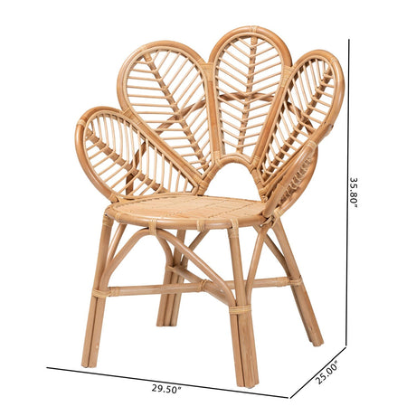Modern European furniture -  Flora Inspired Back Accent Chair - www.oroa.com
