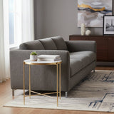 Modern European furniture - Round Marble End Table - www.oroa.com