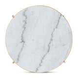Modern European furniture - Round Marble End Table - www.oroa.com