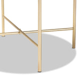Modern European furniture - Round Marble End Table - www.oroa.com