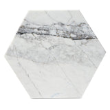 Modern European furniture - Hexagonal Marble End Table - www.oroa.com