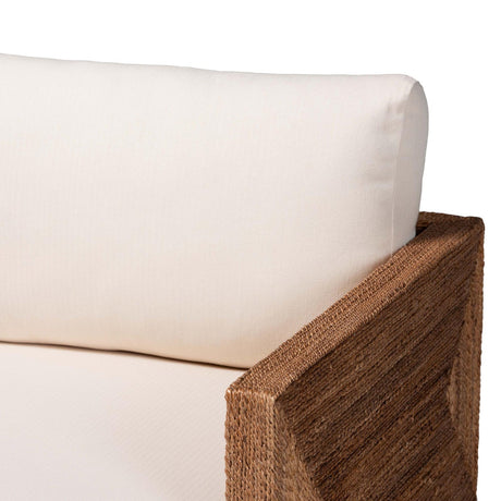 Modern European furniture - Bleached Seagrass Accent Chair - www.oroa.com