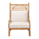 Modern European furniture - Lattice Rattan Accent Chair - www.oroa.com