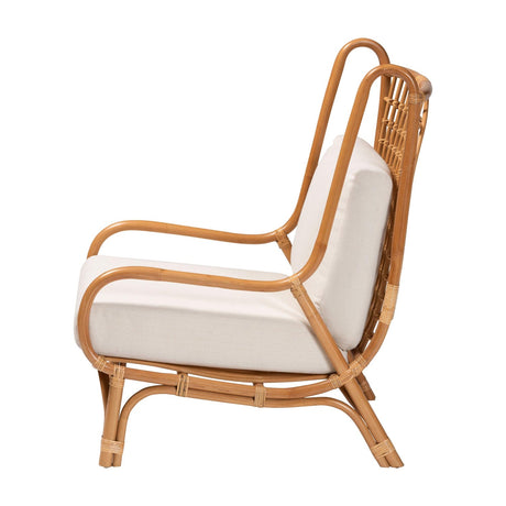 Modern European furniture - Lattice Rattan Accent Chair - www.oroa.com