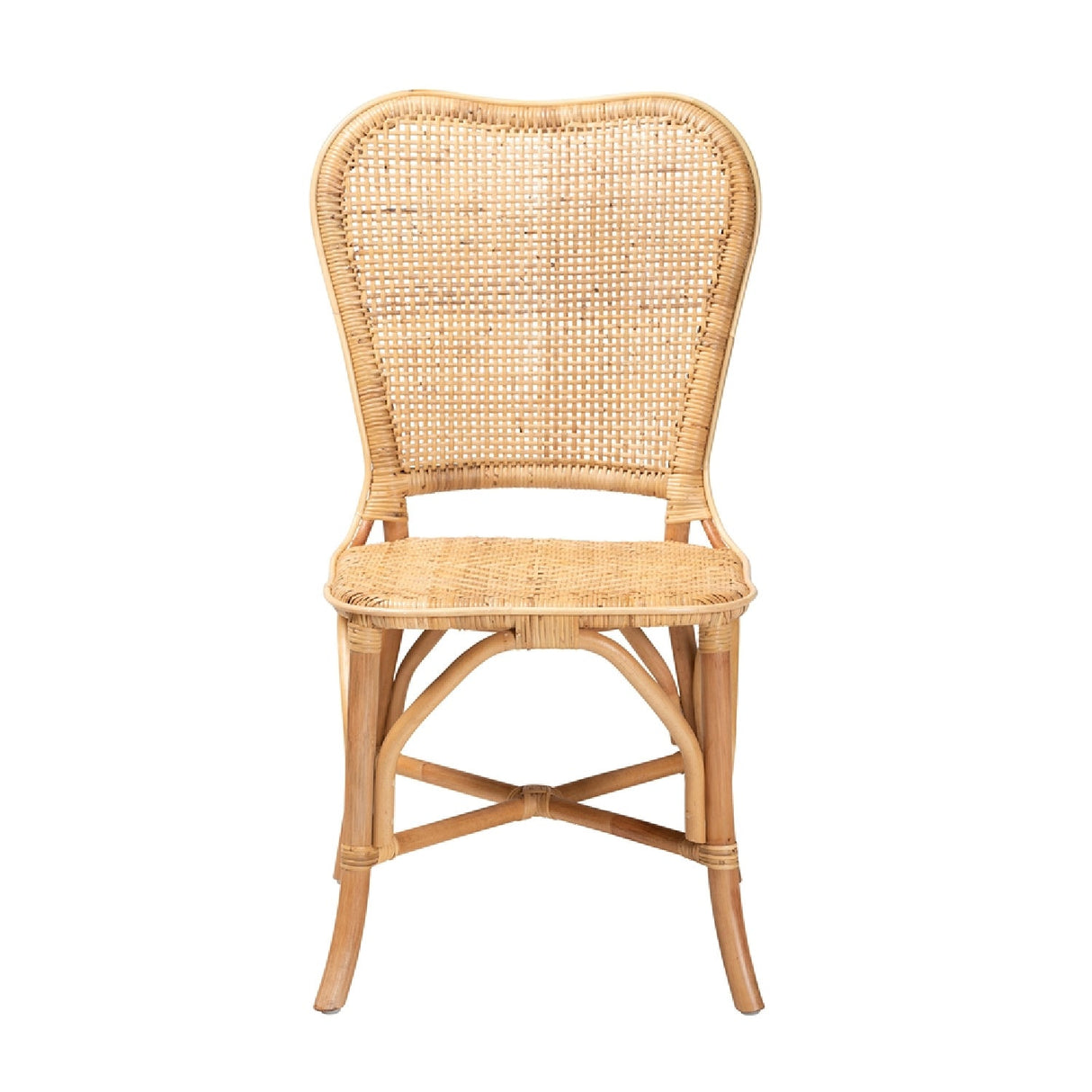 Modern European furniture - Natural Rattan Dining Chair - www.oroa.com