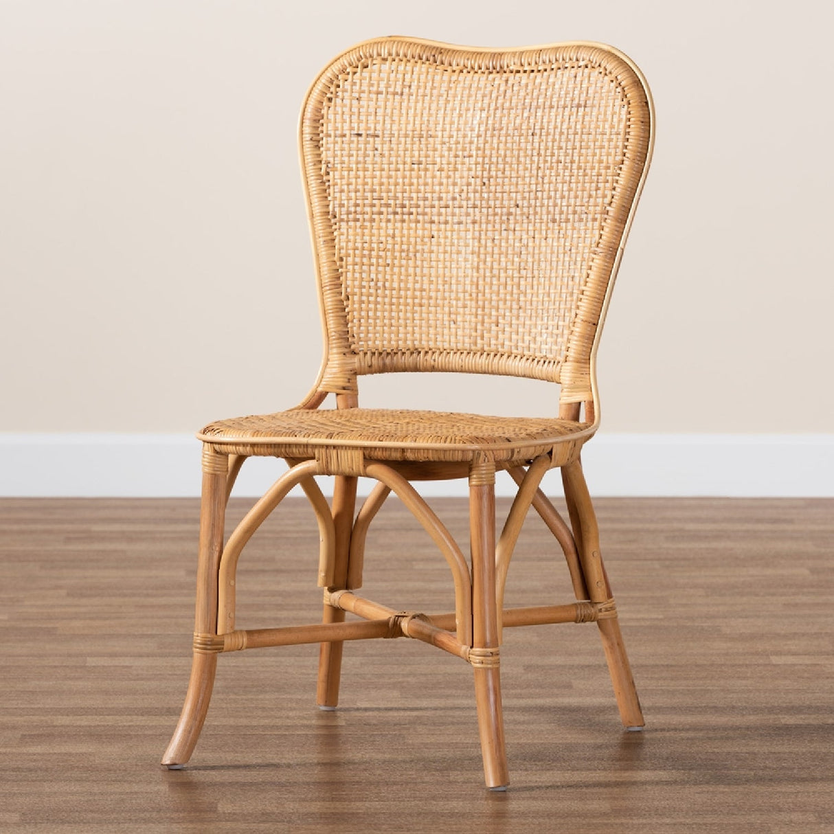 Modern European furniture - Natural Rattan Dining Chair - www.oroa.com