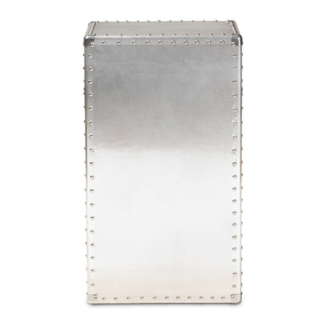 Modern European furniture - Silver Industrial Storage Cabinet - www.oroa.com