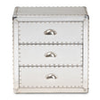 Modern European furniture - Silver 3 Drawer End Table - www.oroa.com
