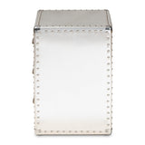 Modern European furniture - Silver 3 Drawer End Table - www.oroa.com