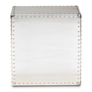 Silver 3 Drawer End Table | Bali Loom Armel | Oroa.com