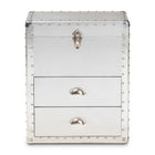 Modern European furniture - Silver Industrial Storage Cabinet - www.oroa.com