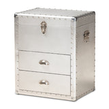 Modern European furniture - Silver Industrial Storage Cabinet - www.oroa.com