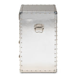 Modern European furniture - Silver Industrial Storage Cabinet - www.oroa.com