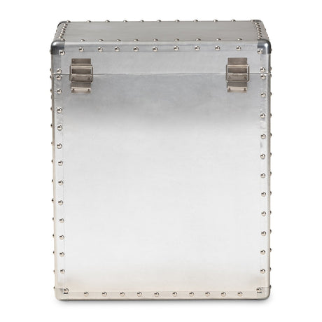 Modern European furniture - Silver Industrial Storage Cabinet - www.oroa.com