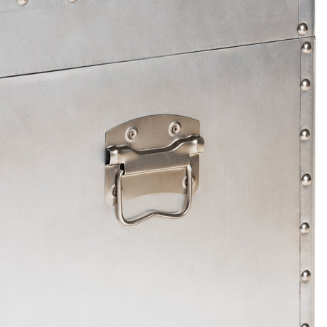 Modern European furniture - Silver Industrial Storage Cabinet - www.oroa.com