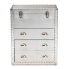 Modern European furniture - Silver Industrial Storage Cabinet - www.oroa.com