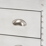 Modern European furniture - Silver Industrial Storage Cabinet - www.oroa.com
