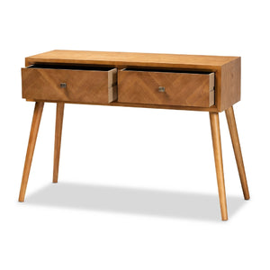   Modern European furniture - Wooden 2 Drawer Console Table - www.oroa.com | Oroa.com