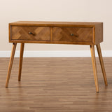 Modern European furniture - Wooden 2 Drawer Console Table - www.oroa.com