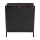 Modern European furniture - Black Canvas Trunk End Table - www.oroa.com