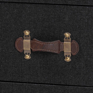 Vintage Black 4 Drawer Cabinet | Bali Loom Benton | Oroa.com