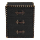 Modern European furniture - Vintage 3 Drawer End Table - www.oroa.com
