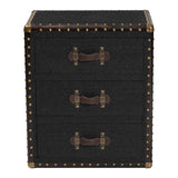 Modern European furniture - Vintage 3 Drawer End Table - www.oroa.com