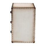 Modern European furniture - Vintage 3 Drawer End Table - www.oroa.com