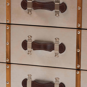   Modern European furniture - Vintage Bronze 3 Drawer Cabinet - www.oroa.com | Oroa.com