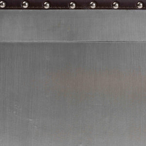   Modern European furniture - Vintage Silver 2 Drawer End Table - www.oroa.com | Oroa.com