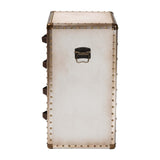 Modern European furniture - Vintage Metal 4 Drawer End Table - www.oroa.com