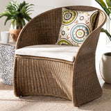 Modern European furniture - Graywashed Rattan Accent Chair - www.oroa.com