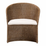 Modern European furniture - Graywashed Rattan Accent Chair - www.oroa.com